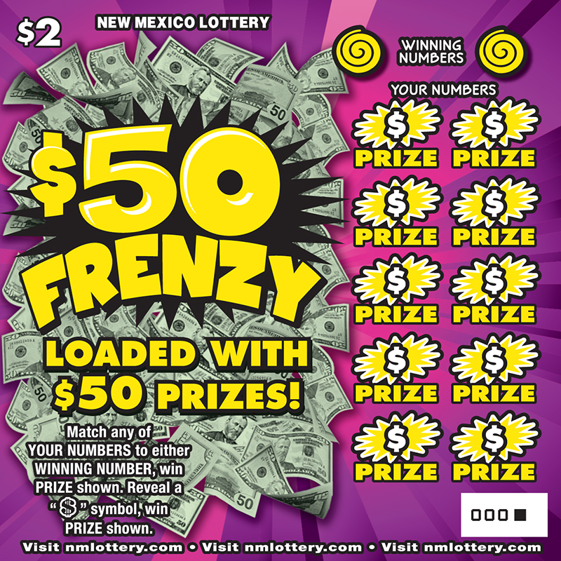 $50 Frenzy Scratchers